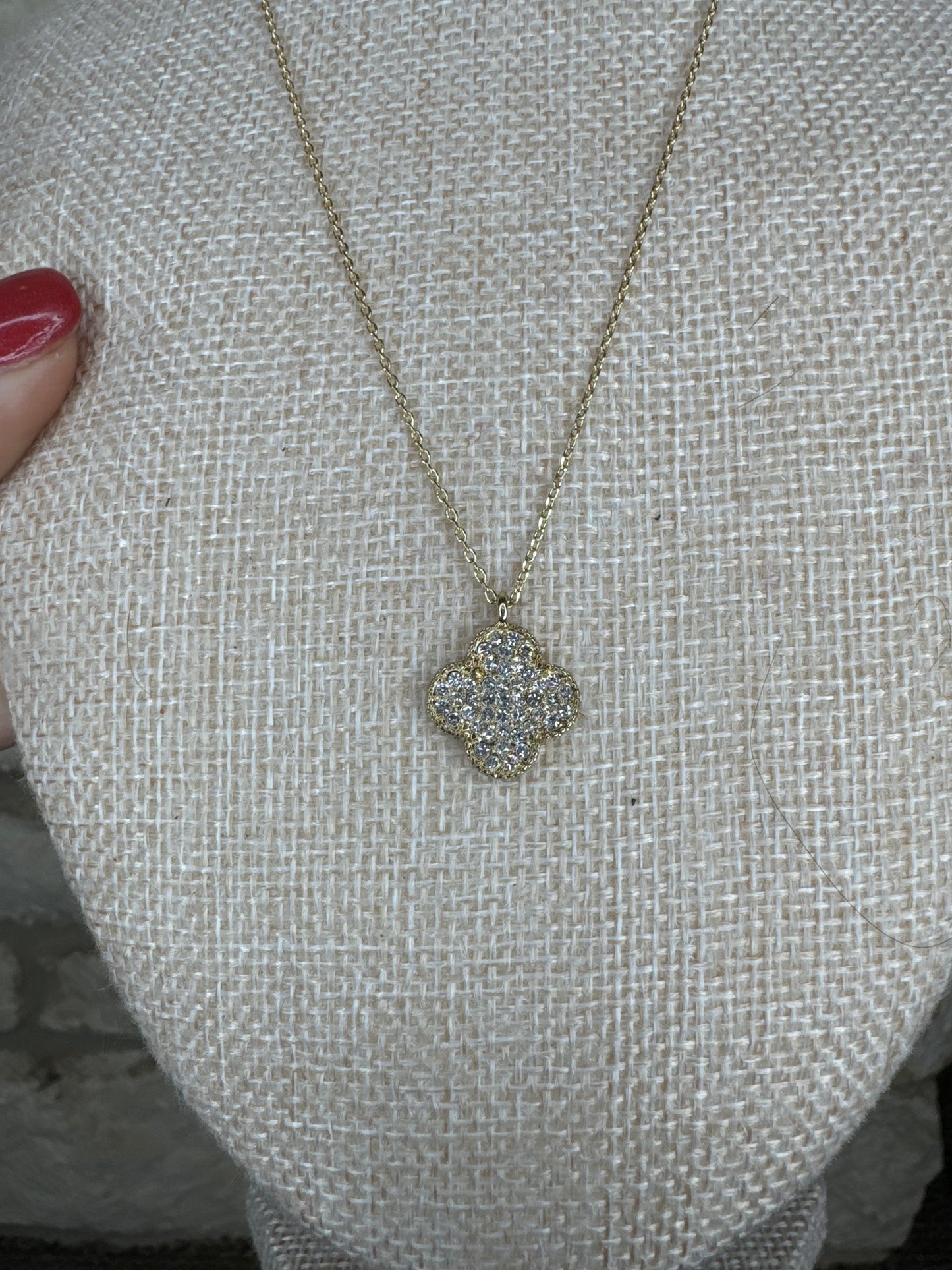 Diamond Clover Necklace