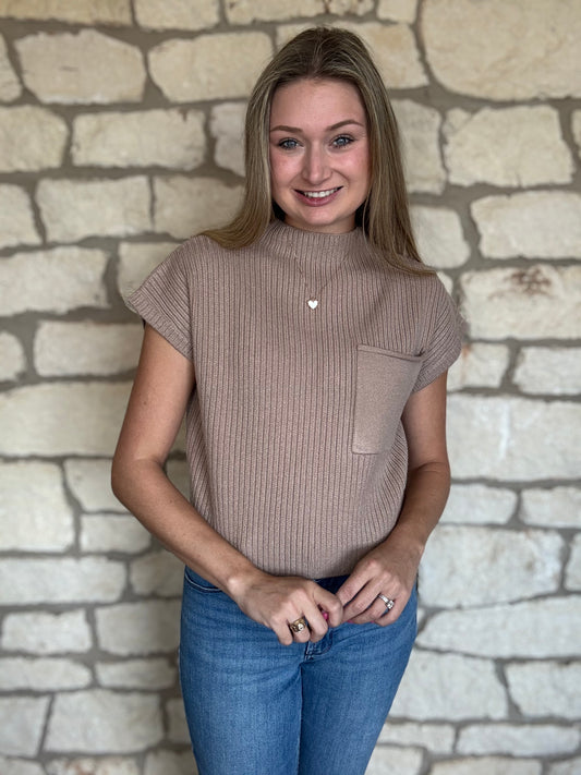 Madison Top- Taupe