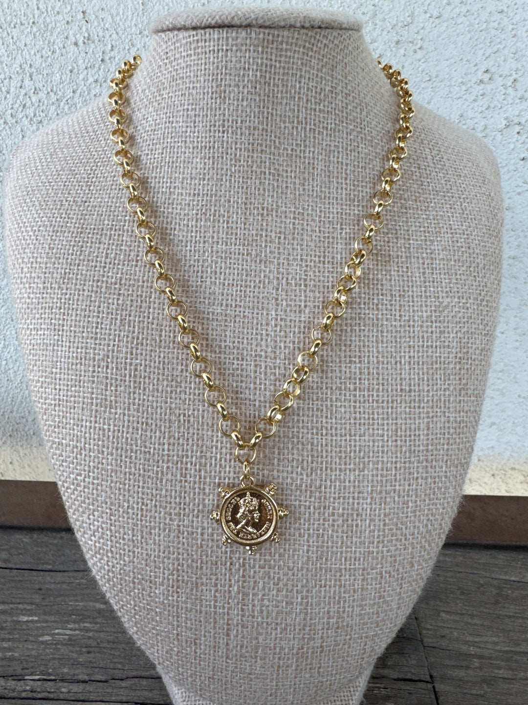 Charli Coin Gold Necklace