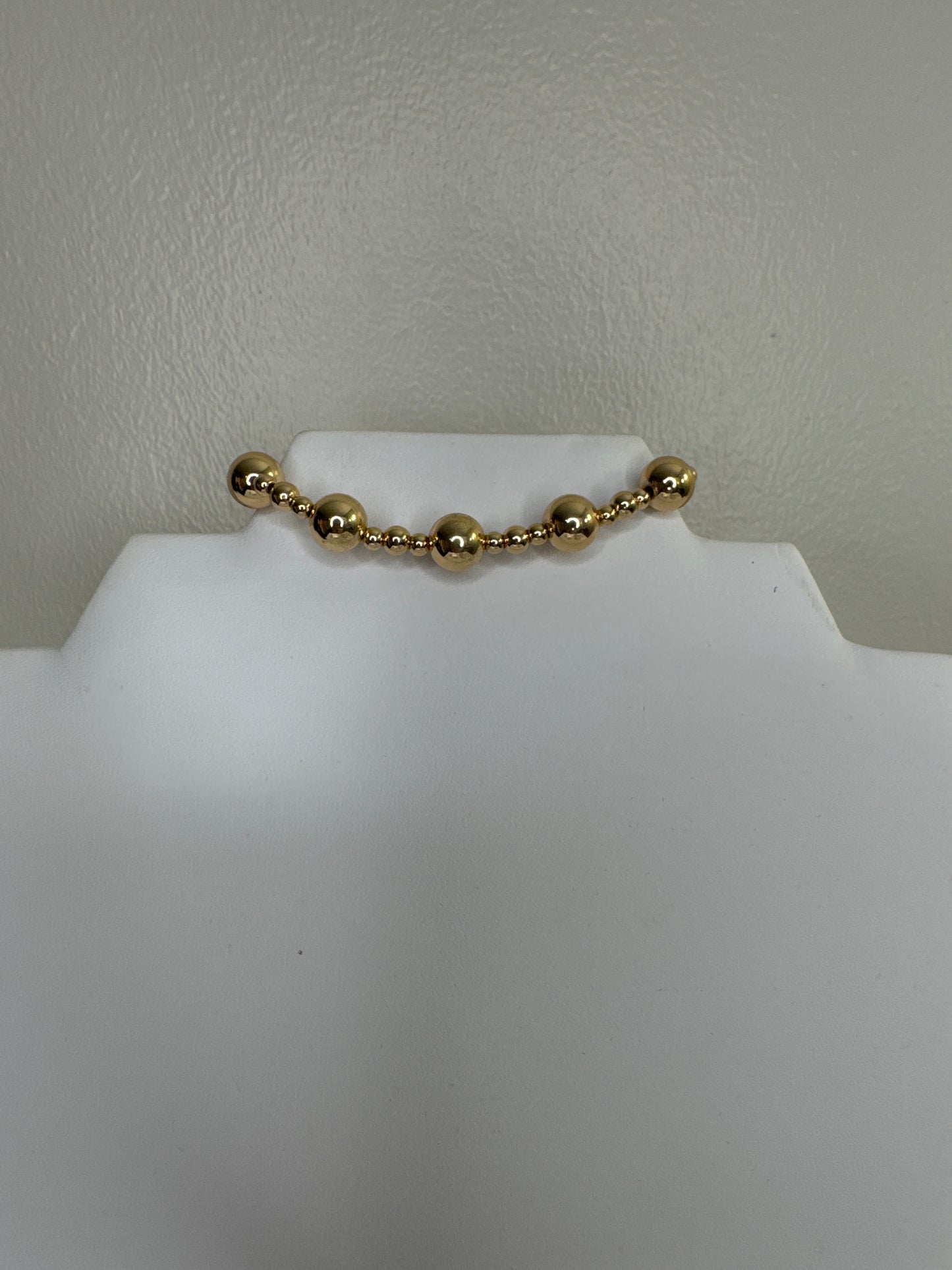 Beaded Magnetic Bracelet- Gold