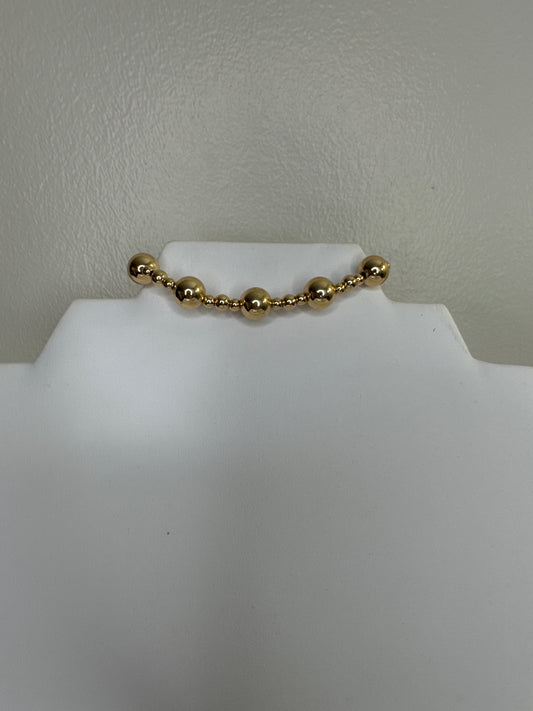 Beaded Magnetic Bracelet- Gold