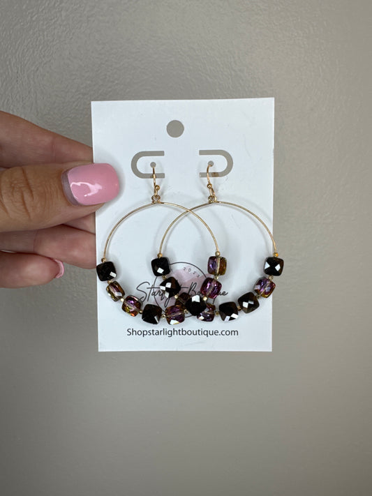 Bonnie Earrings- Black