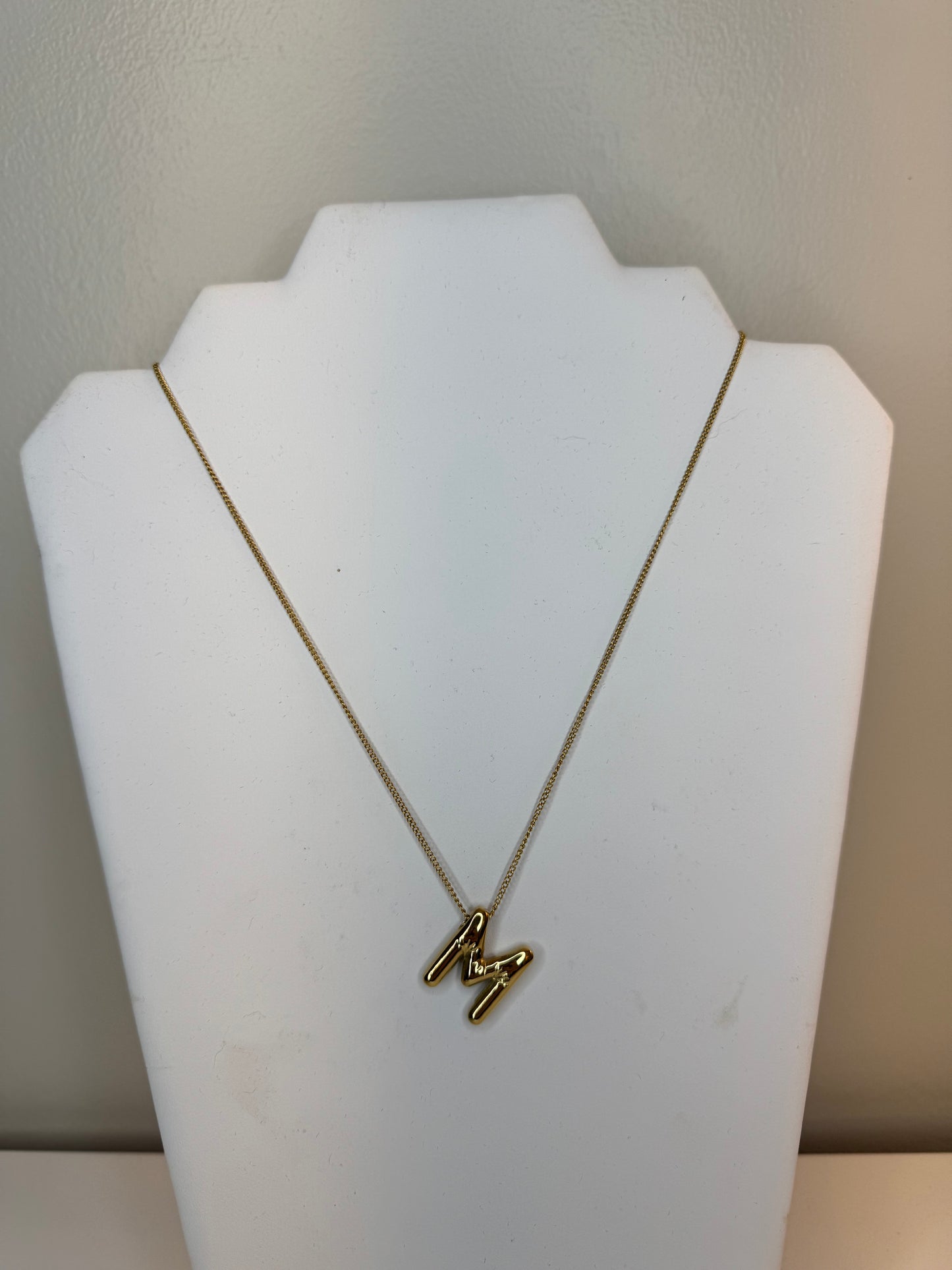 Balloon M Necklace