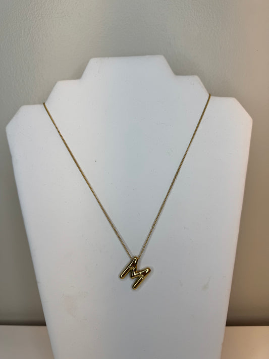Balloon M Necklace