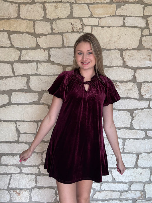 Jody Dress- Wine