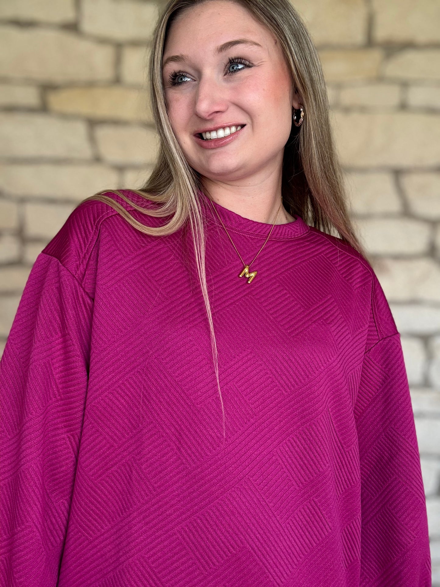 Caroling Dress- Magenta