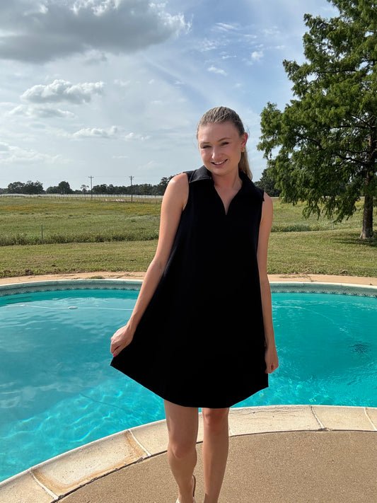 Vacation dress- Black