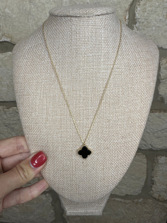 Black Clover Necklace