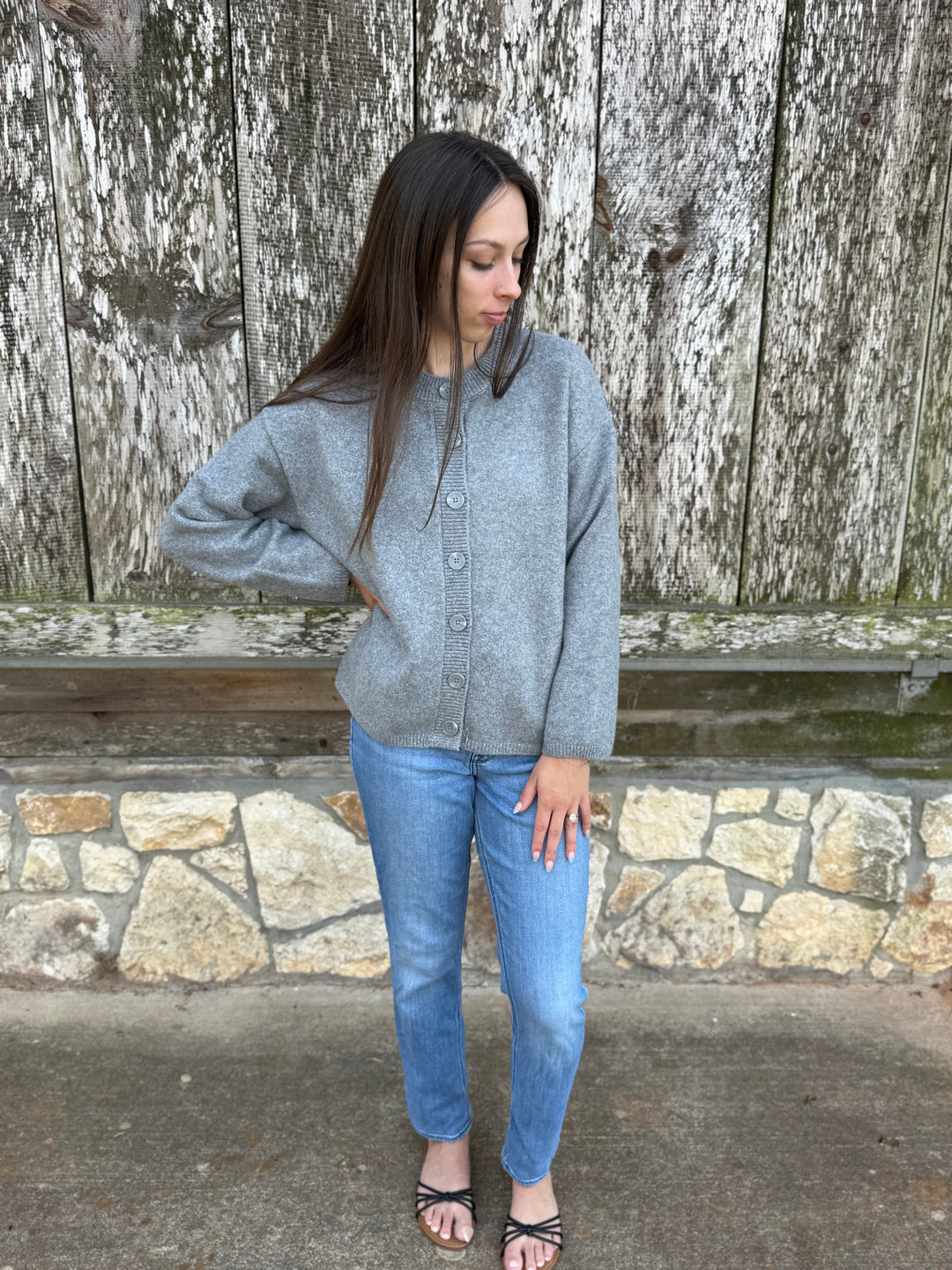 Katherine Grey Knit Sweater