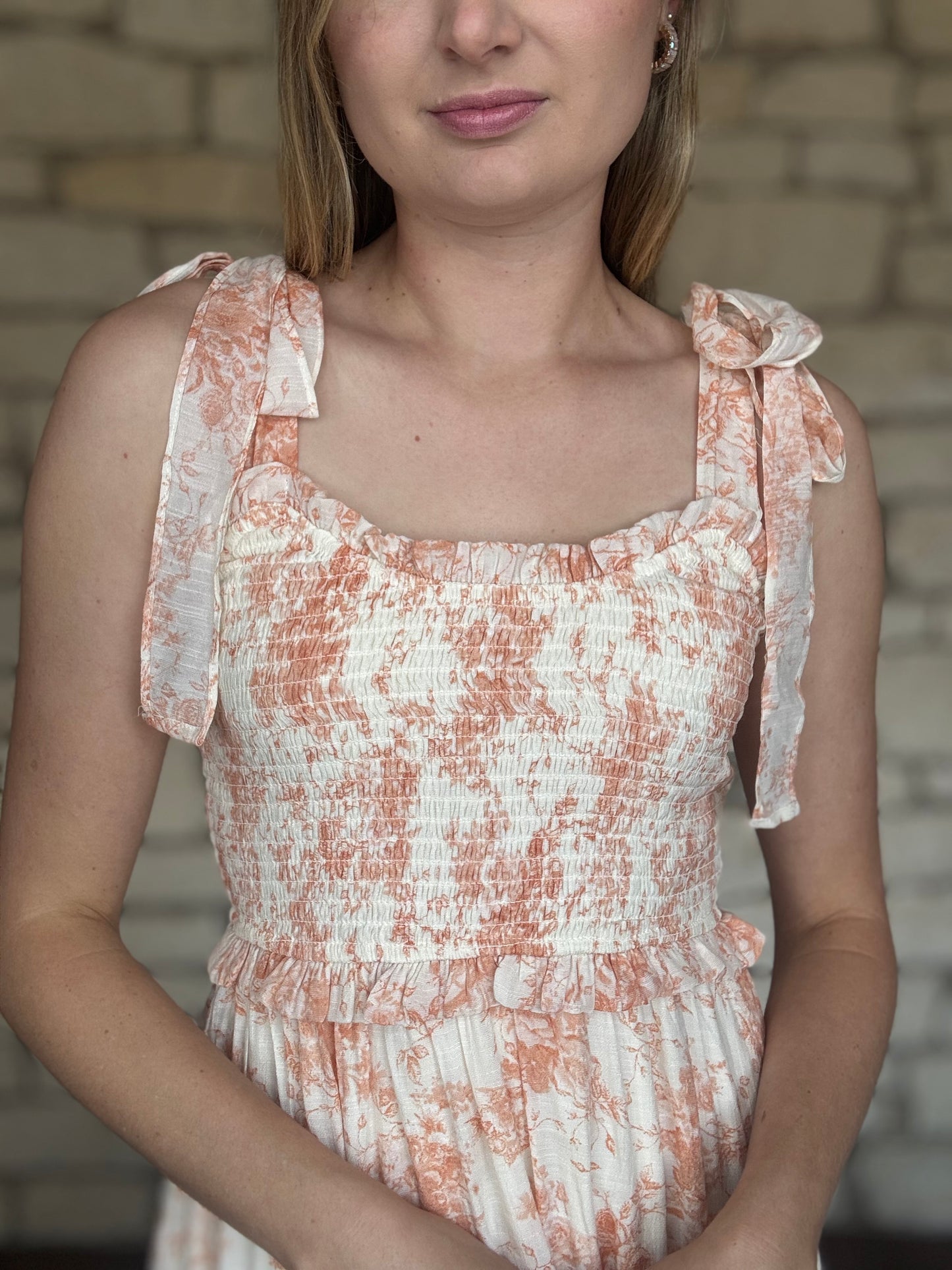 Picnic Dress- Apricot