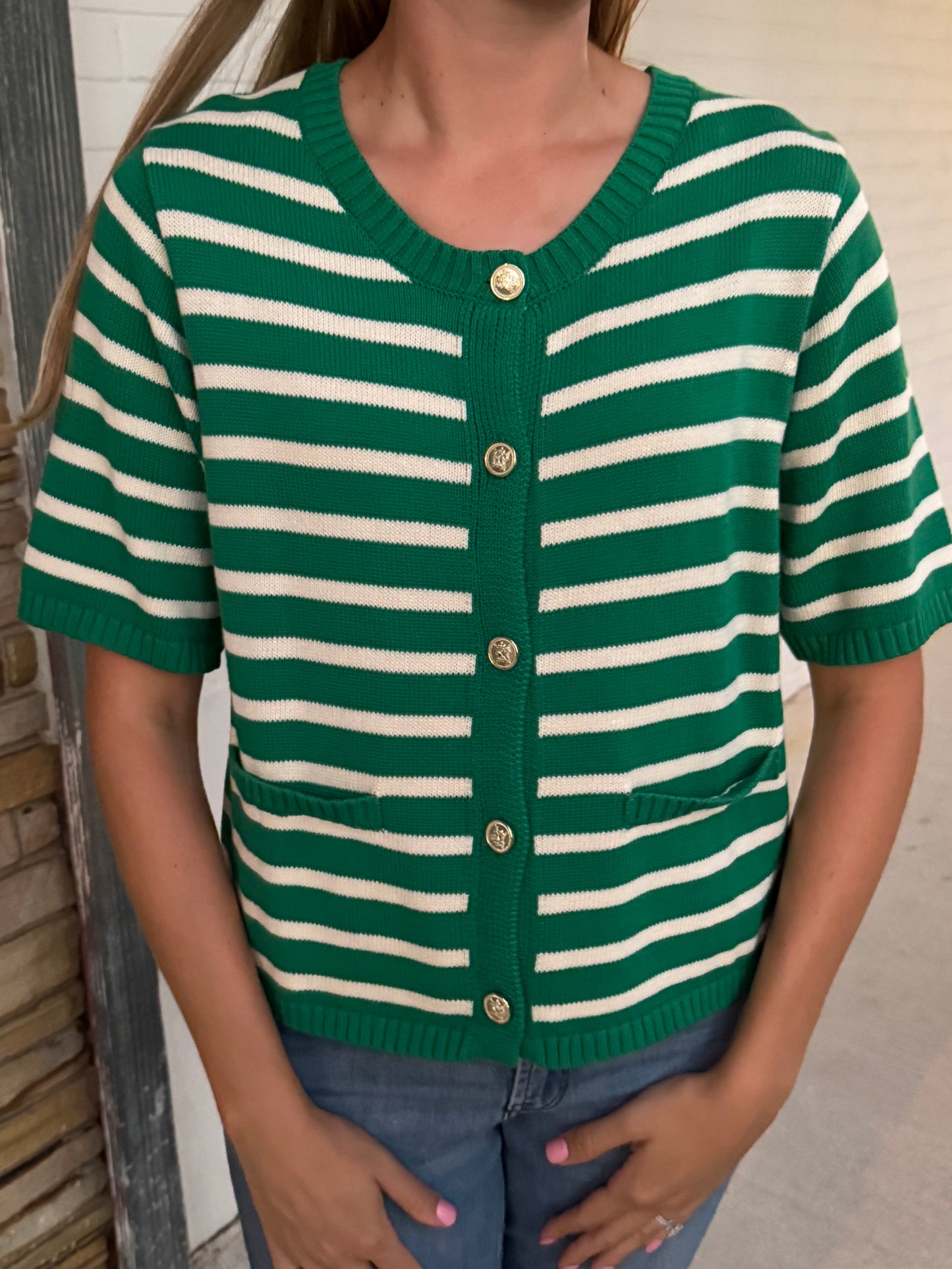 Kelly Button Up Sweater Shirt