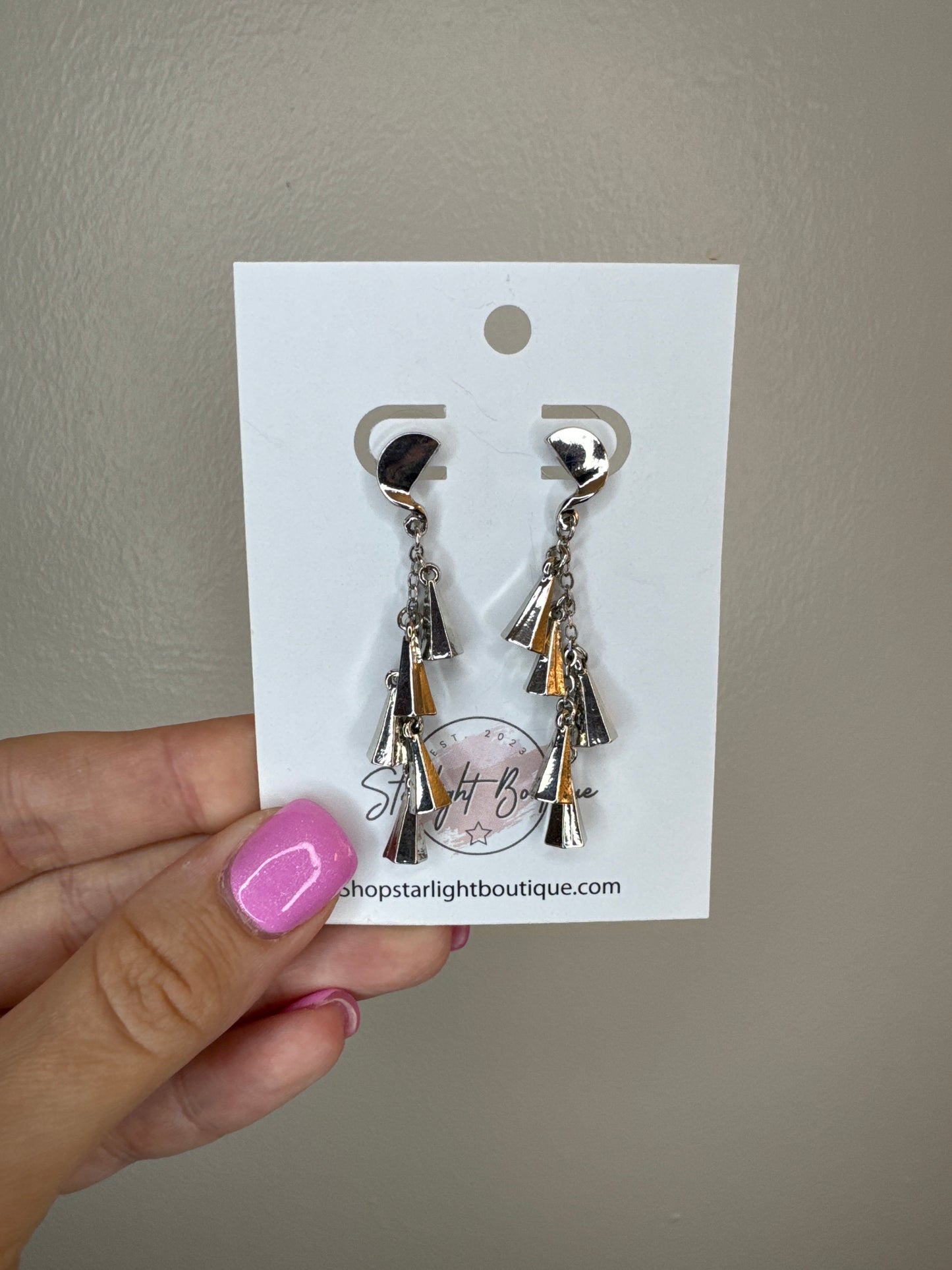 Hazel Earrings- Silver