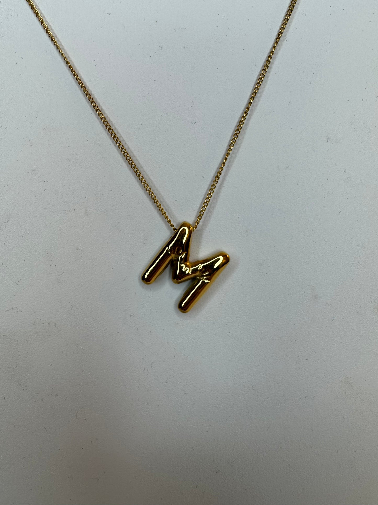 Balloon M Necklace