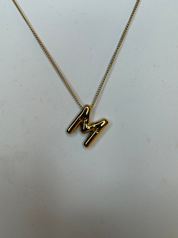 Balloon M Necklace
