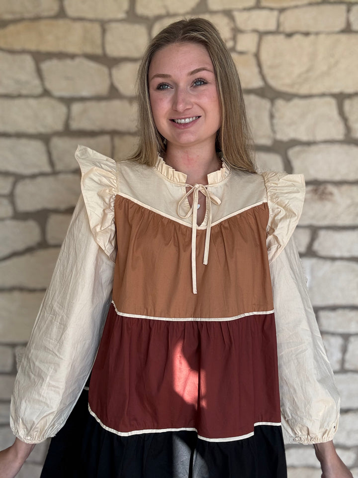 Hunter Long Sleeve Cotton Dress