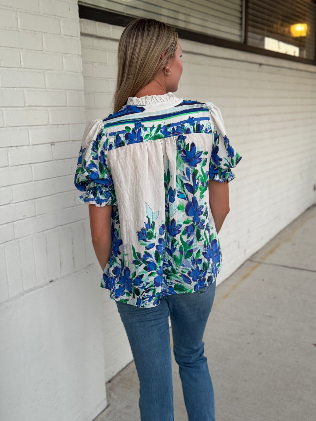 Rosa Floral Puff Sleeve top