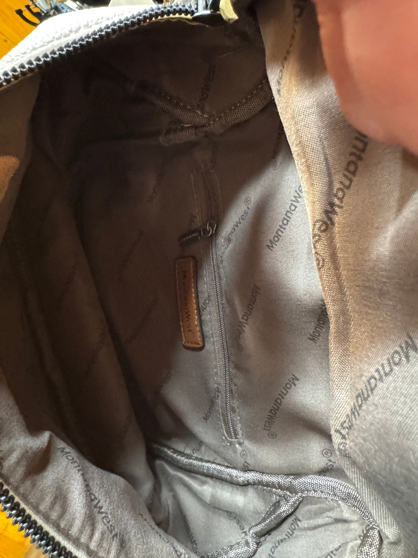 Montana West Bum Bag- Cream