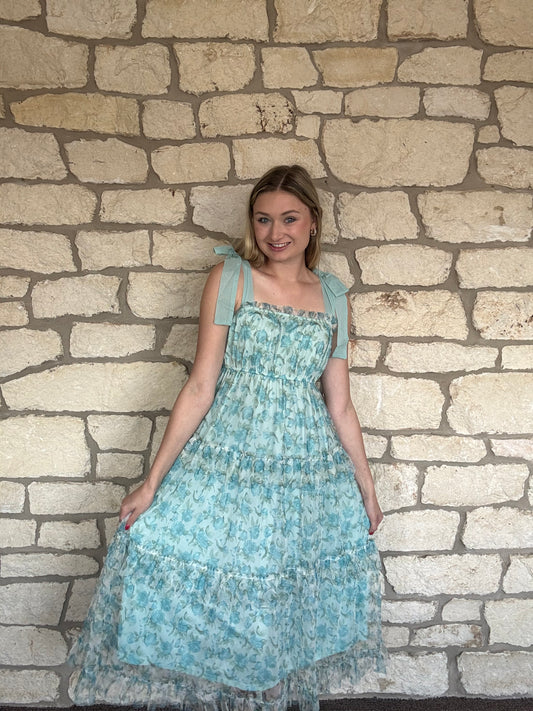 Perfect Day Dress- Blue