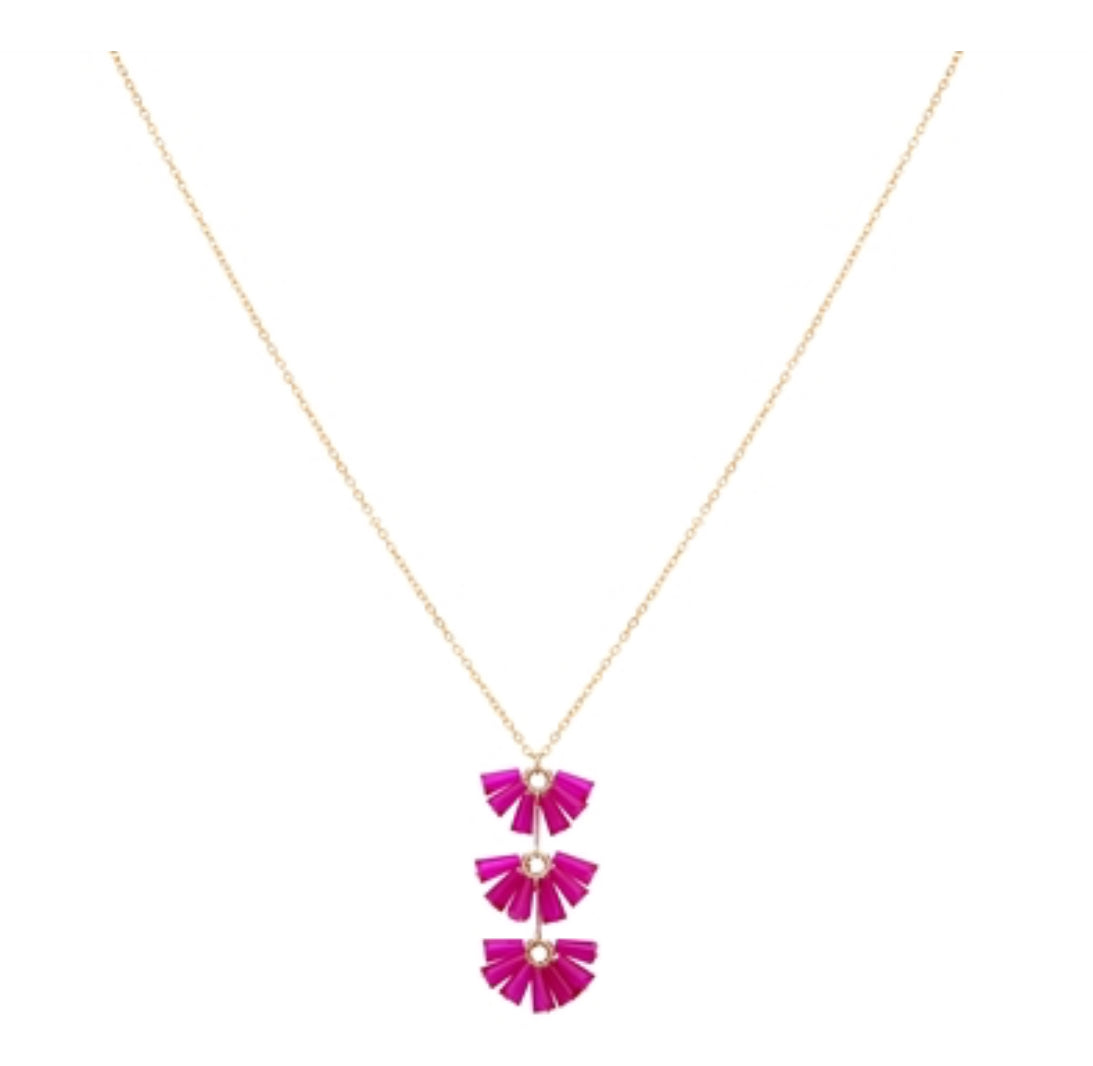 Let's Party Necklace- Pink