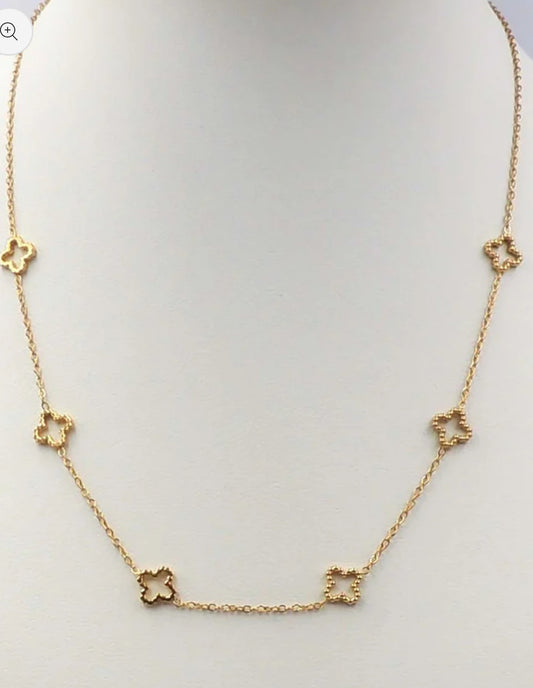 Dehlia Necklace- Gold