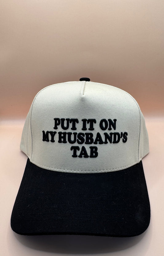 Put it On My Husband's Tab  C.C. Hat