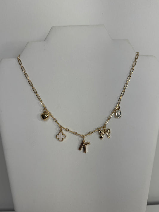 K Charm Necklace