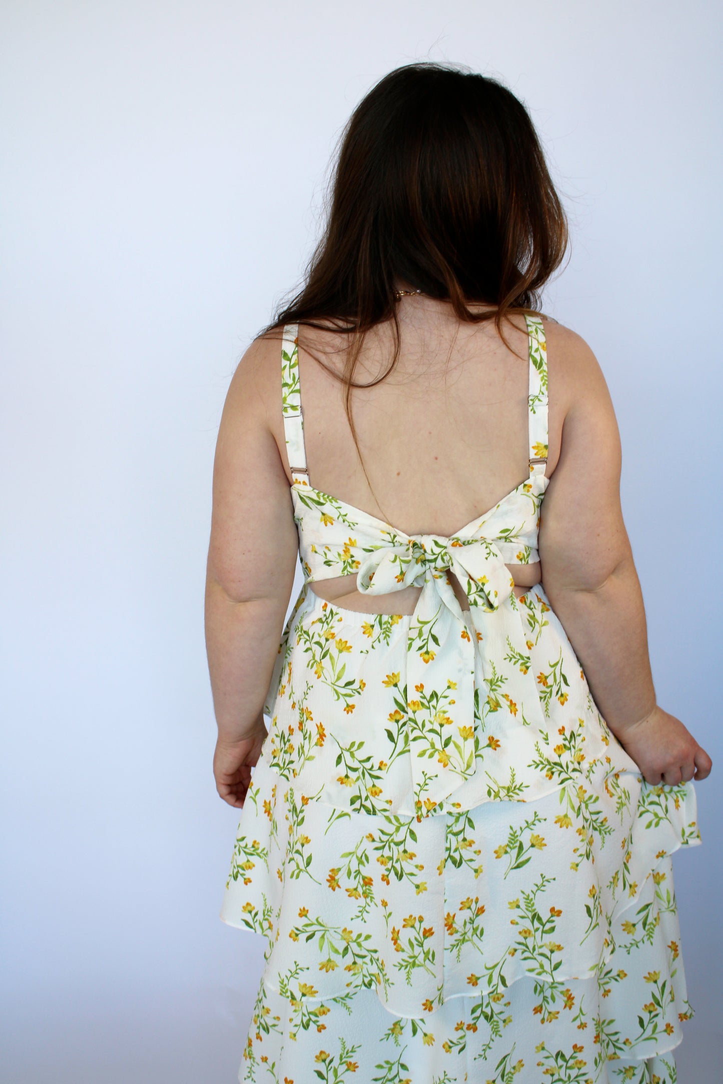 Emily Floral Dress- Yellow