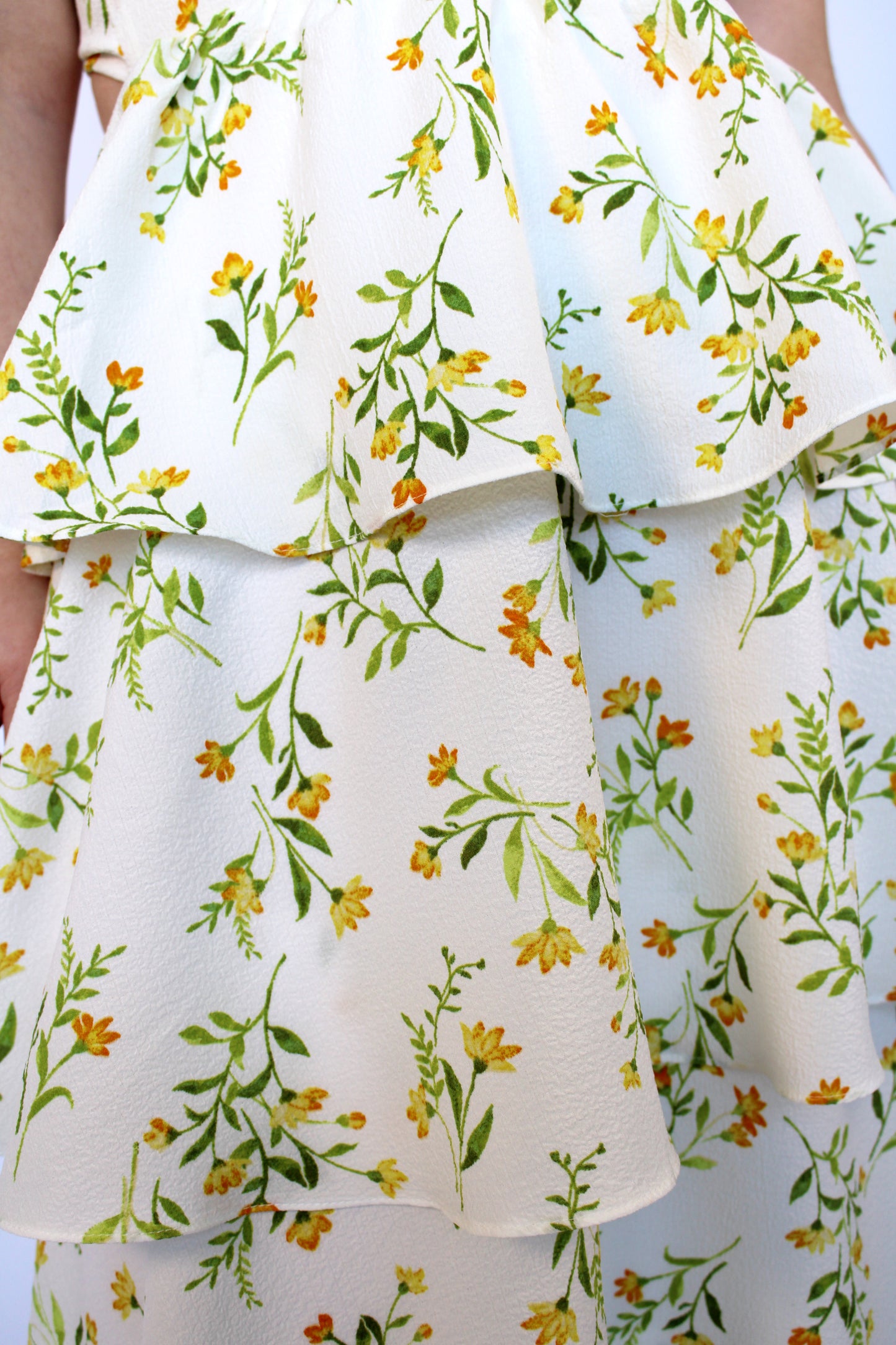 Emily Floral Dress- Yellow