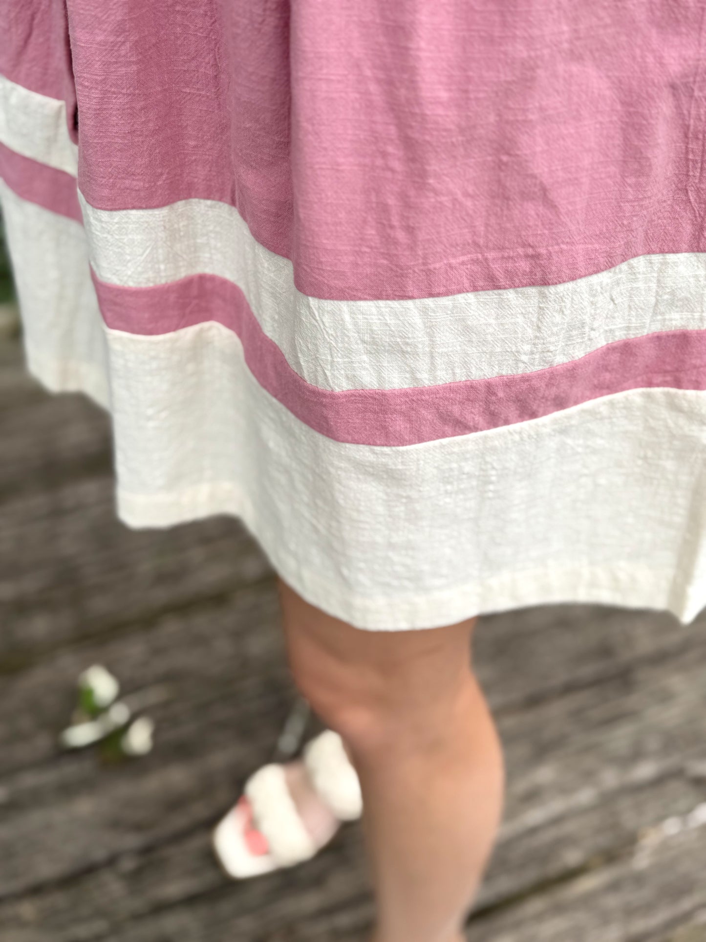 Daphne Pink Collared Dress