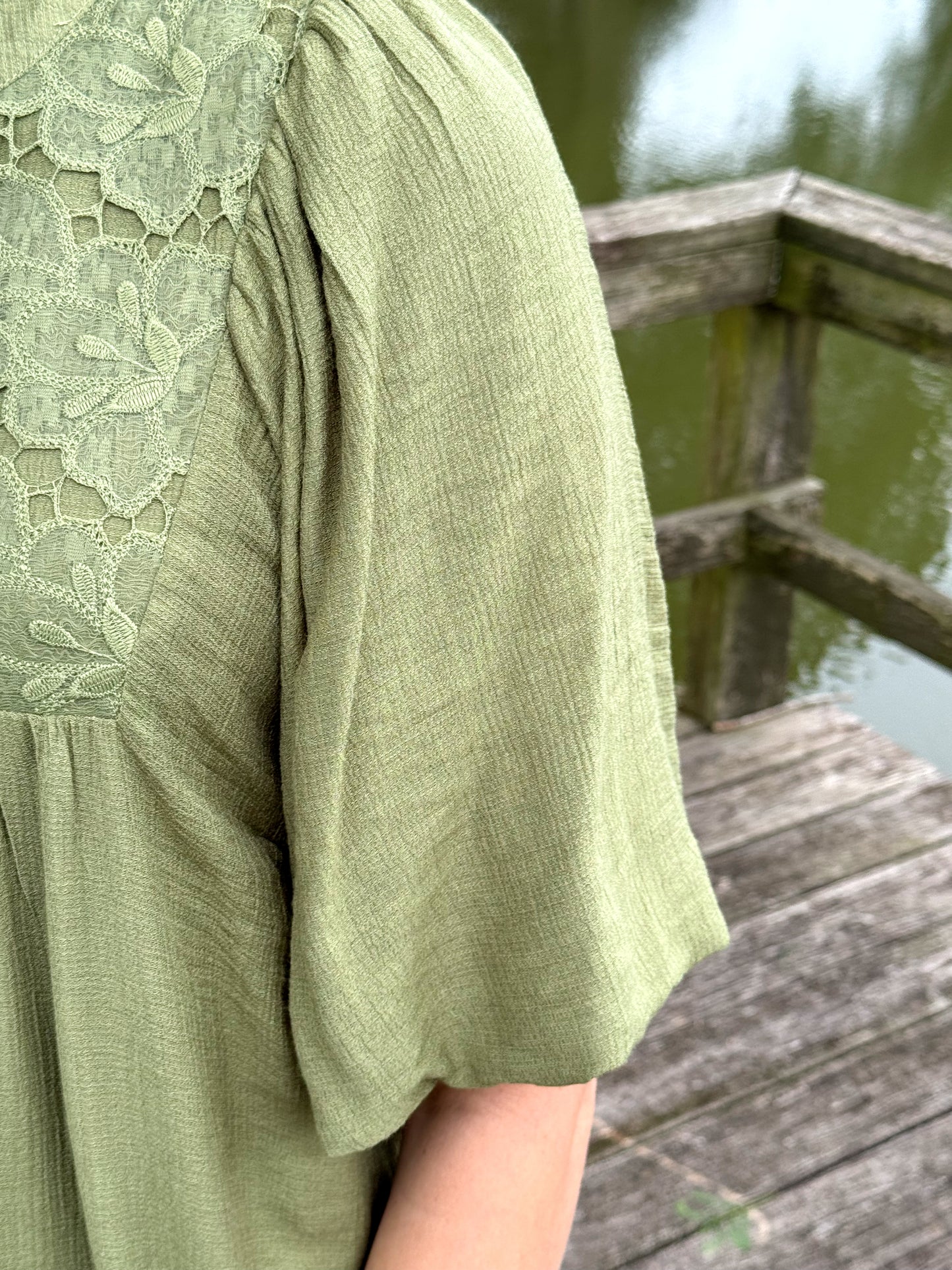 Maeve Olive Mini Dress