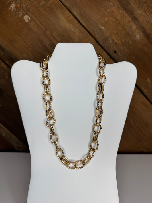 Gold Chunky Chain Necklace