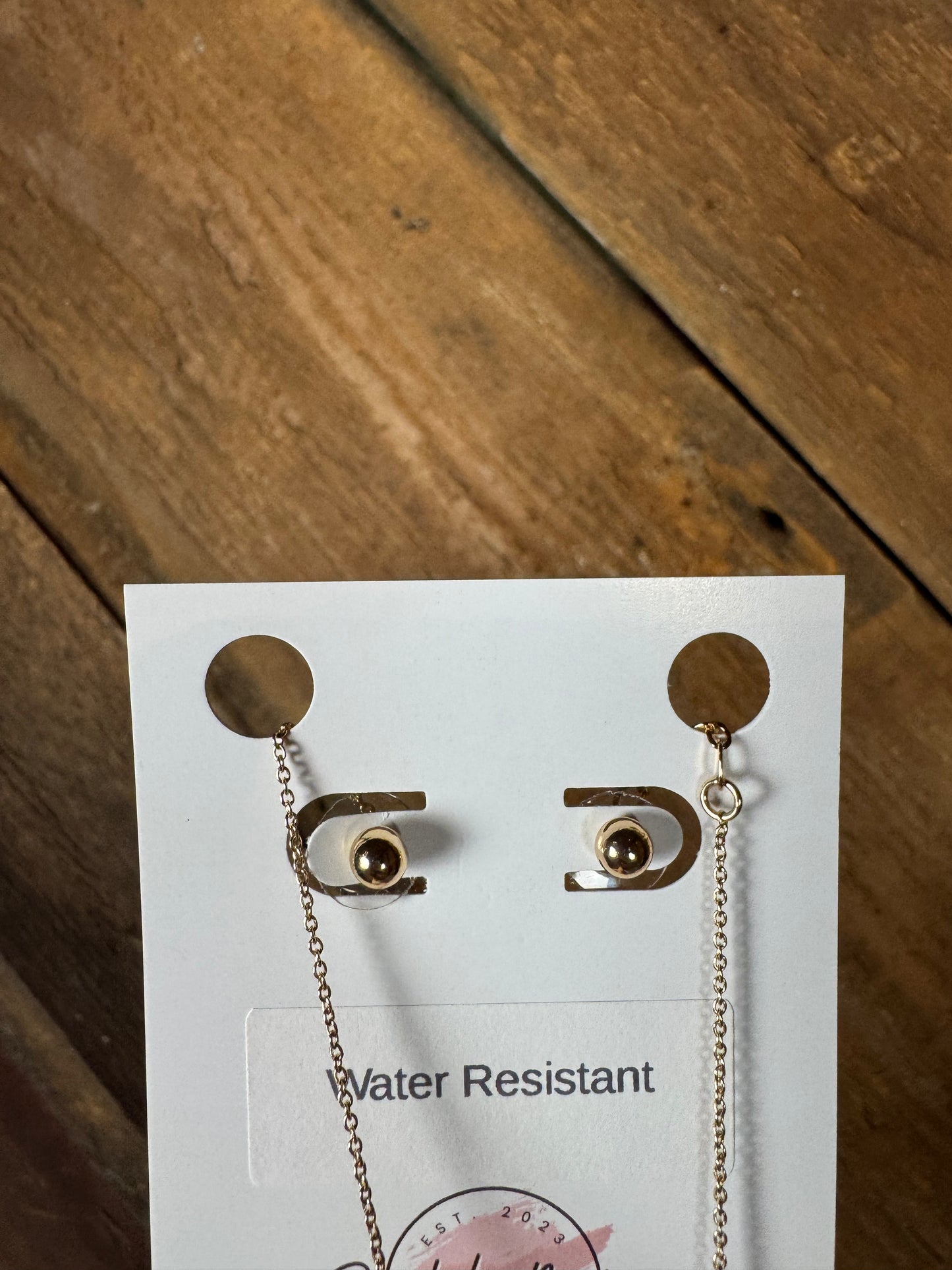 Luna Gold Pearl Necklace
