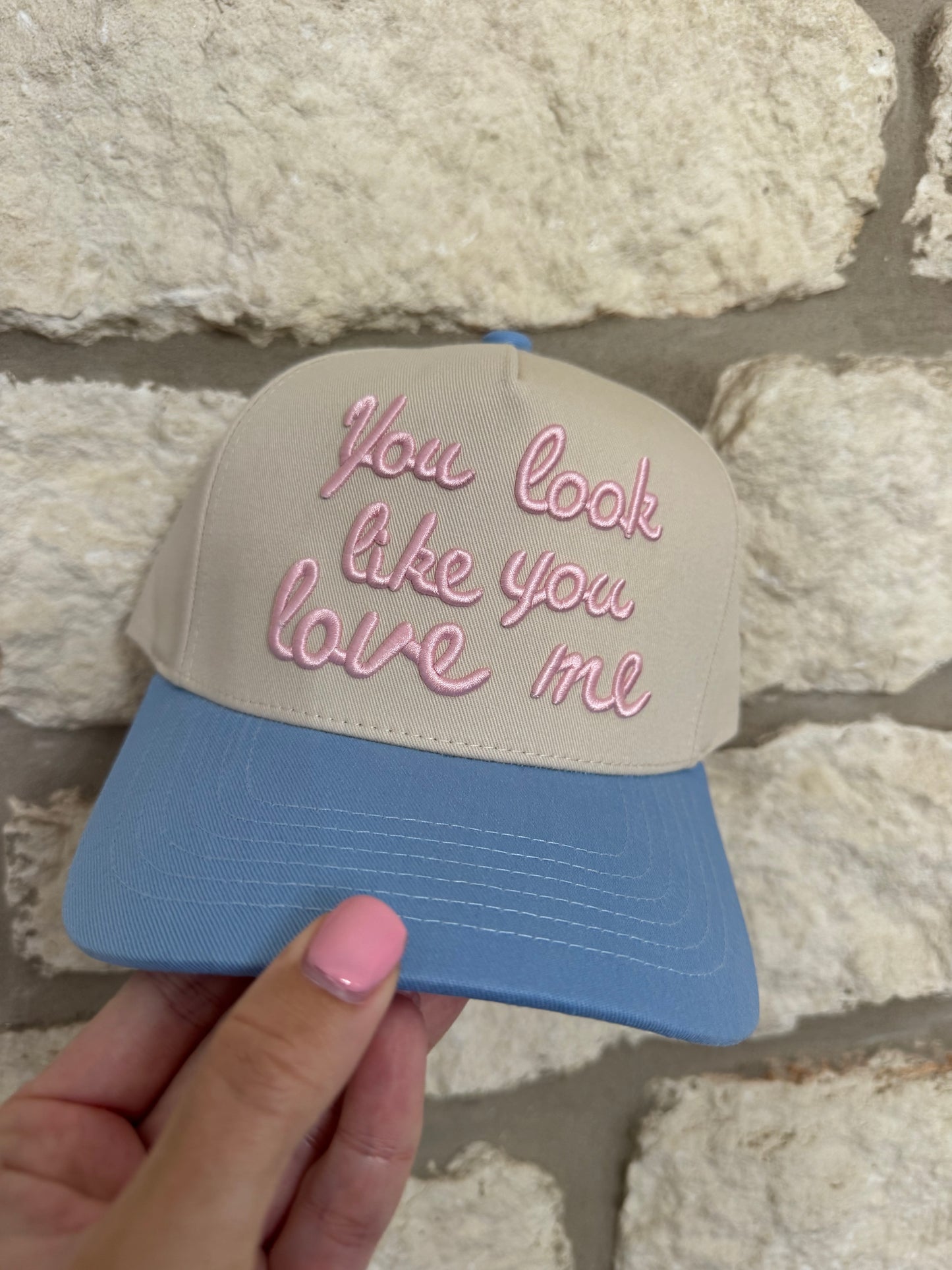 You Look Like You Love Me Blue C.C. Hat
