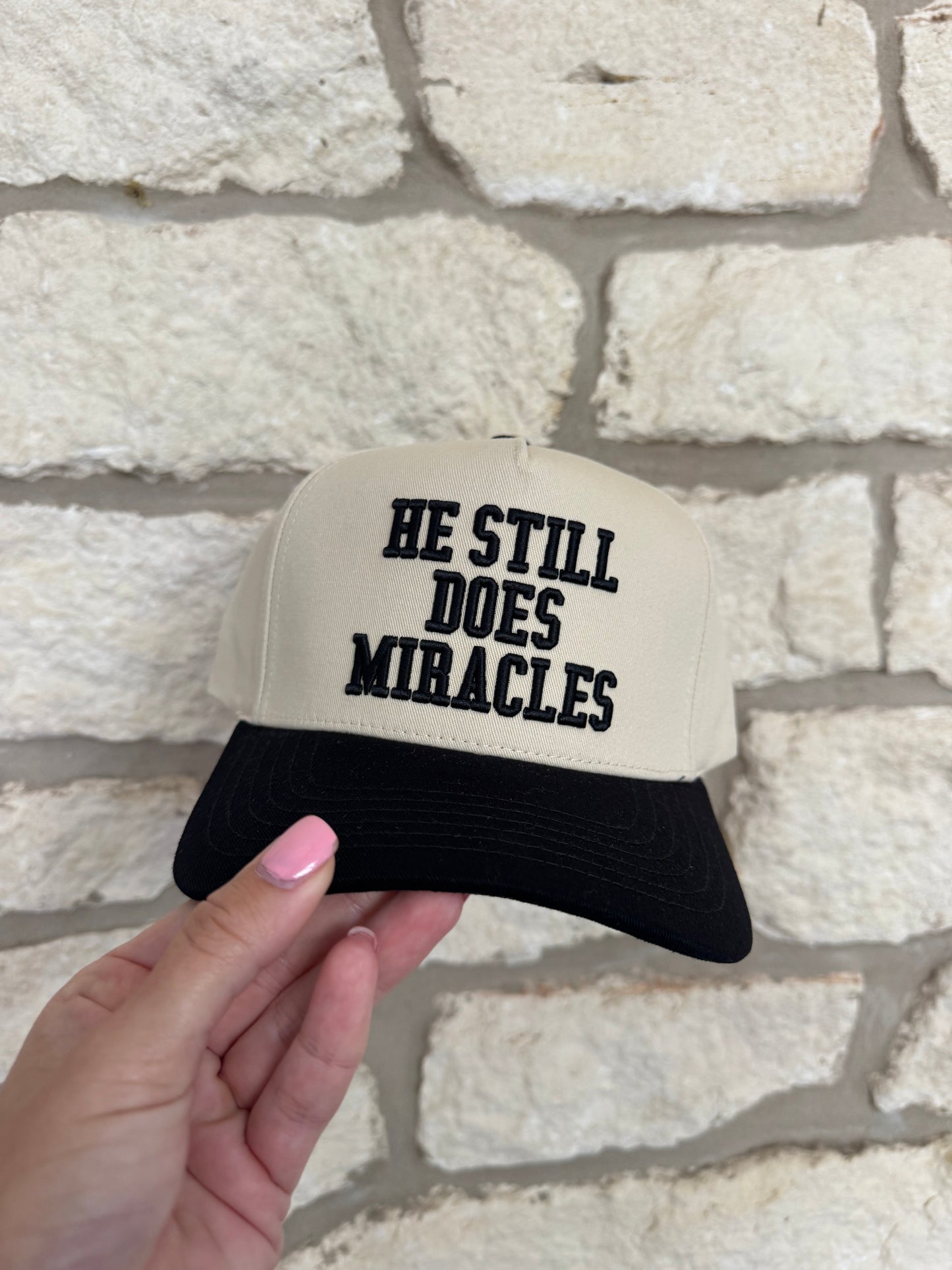 He Still Does Miracles Black C.C. Hat