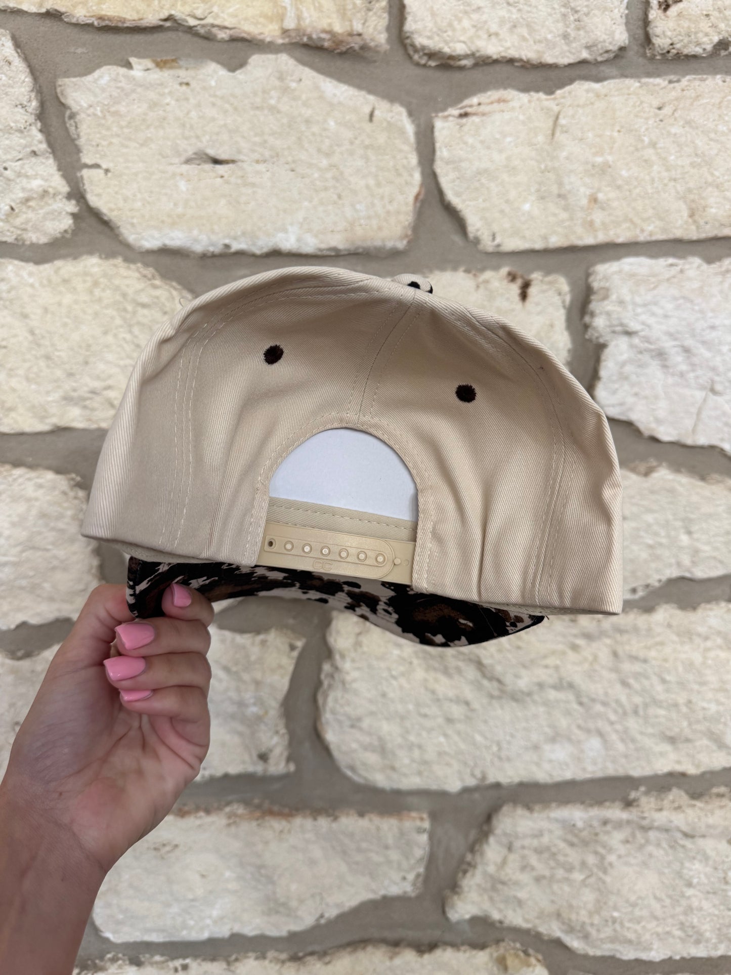 Keepin' It Country Cow print C.C. Hat