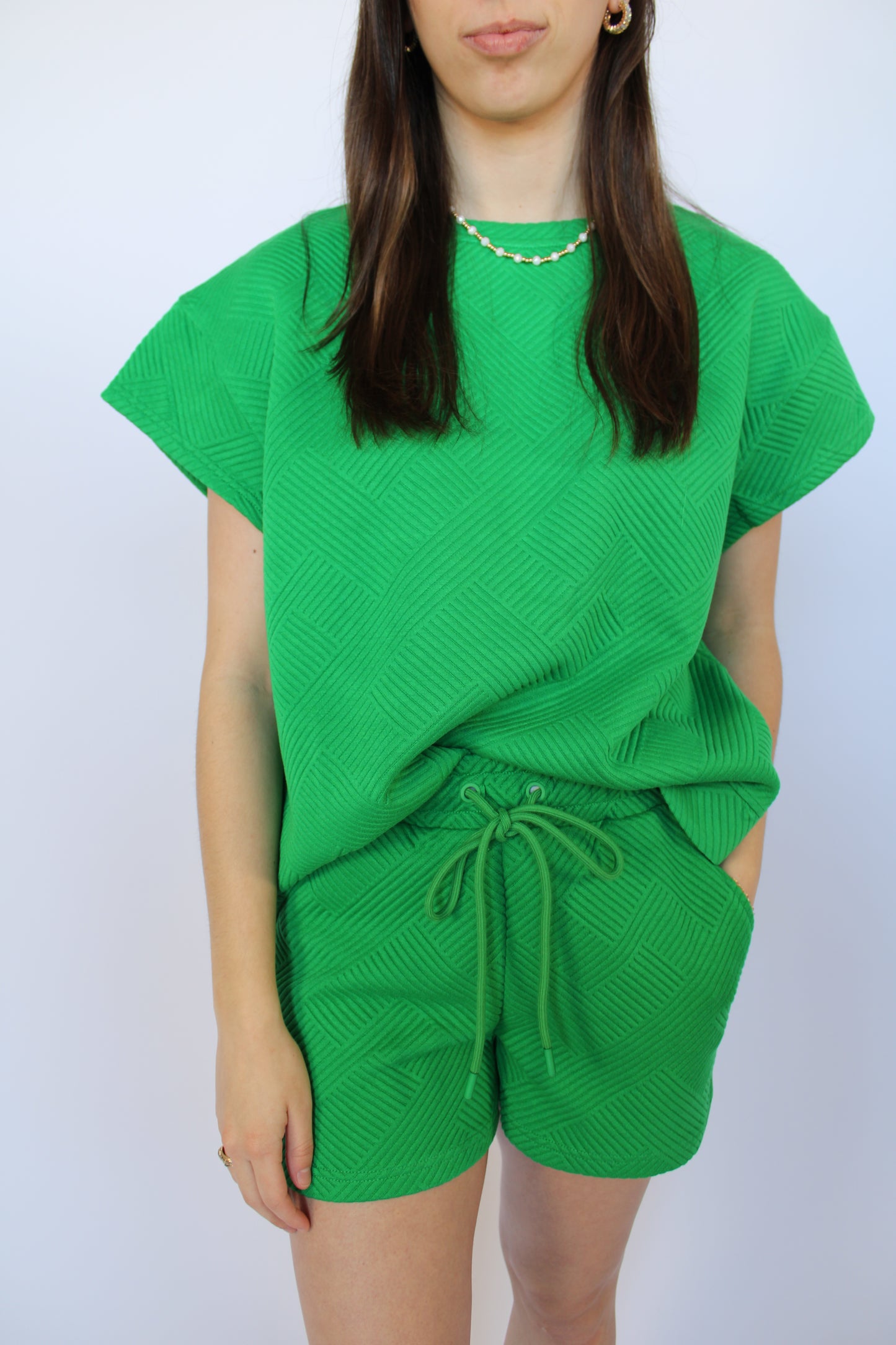 Milie Green Short Set