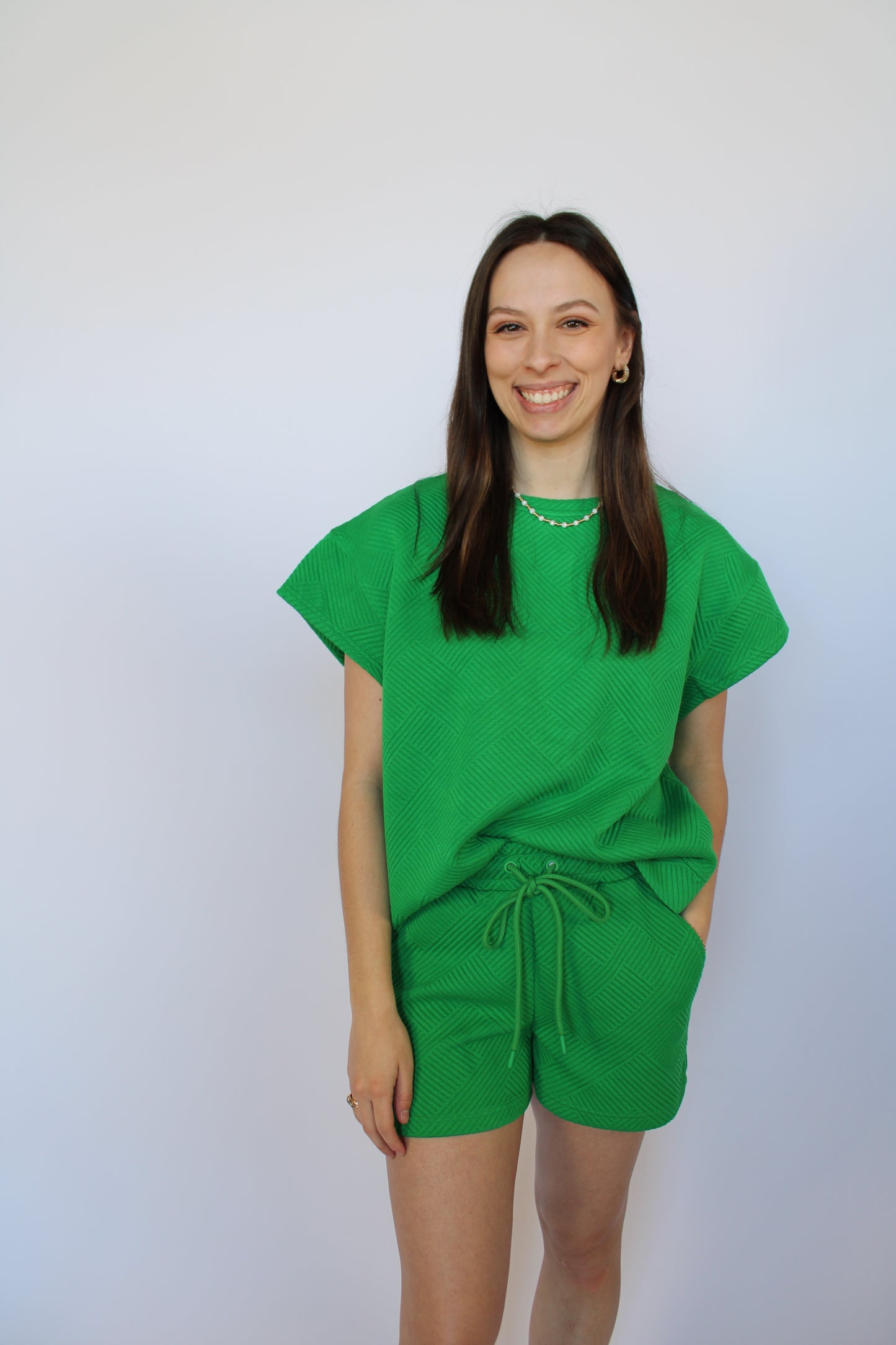 Milie Green Short Set