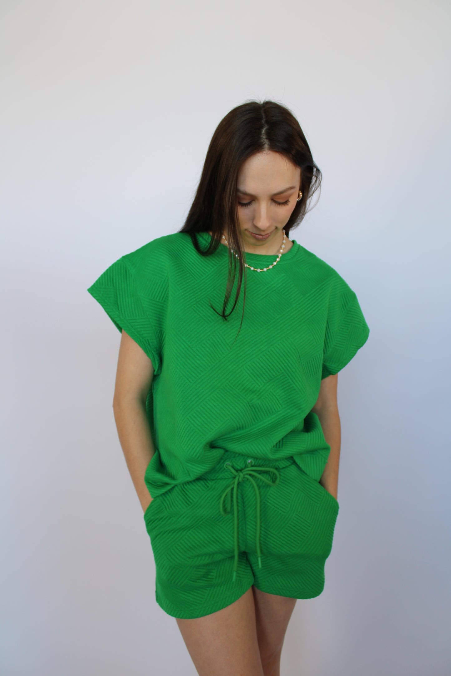 Milie Green Short Set
