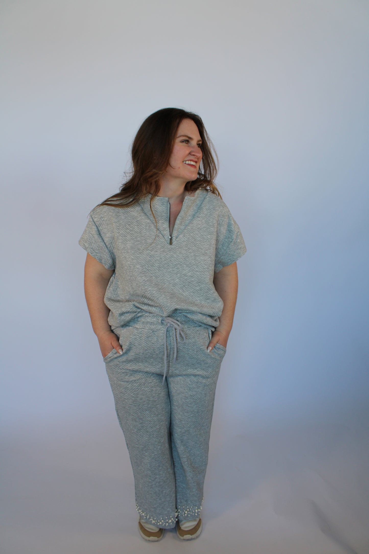 Remi Grey Pant Set