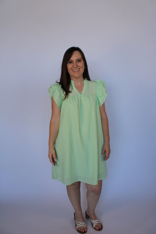 Caroline Dress- Sage