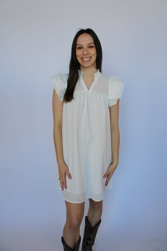 Caroline Dress- White