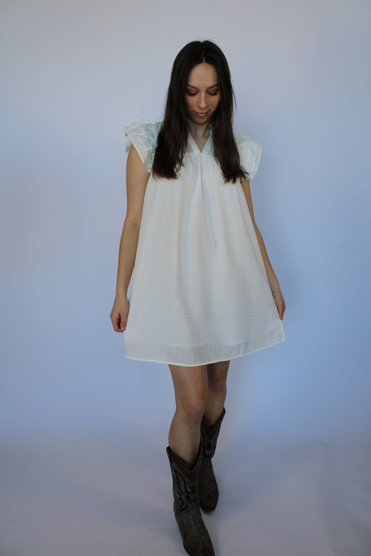 Caroline Dress- White