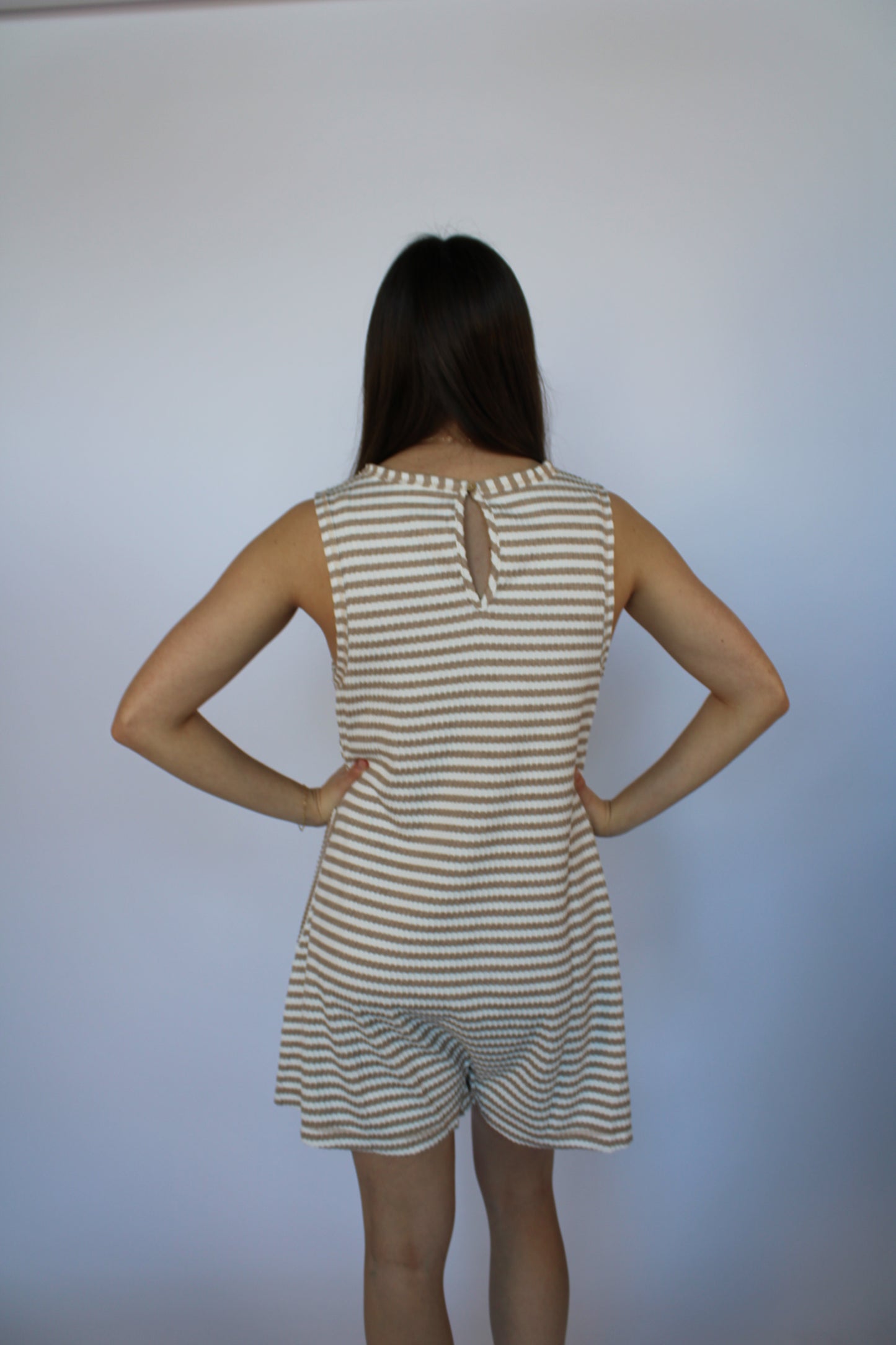 Payton Ribbed Sleevless Romper