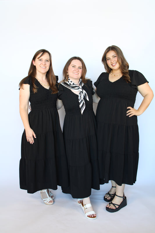 Name Of The Game Dress- Black