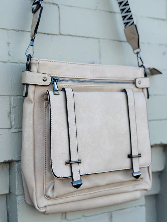 Cameron Crossbody- Cream